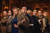 The cast of The Mousetrap which is currently being performed at Buxton Opera House.