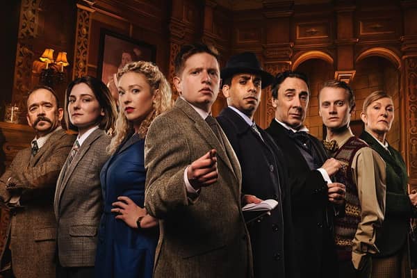 The cast of The Mousetrap which is currently being performed at Buxton Opera House.