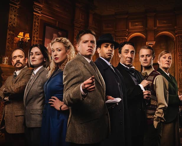 The cast of The Mousetrap which is currently being performed at Buxton Opera House.