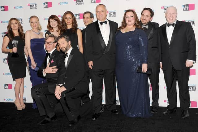 Cast and makers of movie Bridesmaids were winners of Best Comedy Movie Award at Critics' Choice Movie Awards (photo: Jason Merritt/Getty Images)