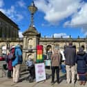 People will be gathering weekly at Turner's Memorial to reflect on peace in the world.