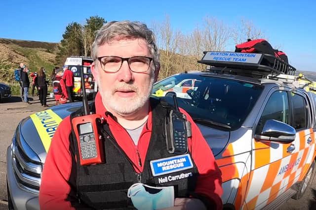 Neil Carruthers, Team leader for Buxton Mountain Rescue talks about working with the Peak District National Park authority
