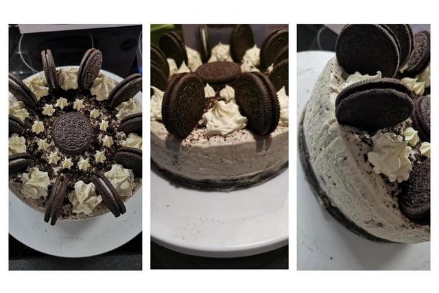 Andreail Brittonnia's Oreo cheesecake looks like a guilty pleasure you simply can't resist.