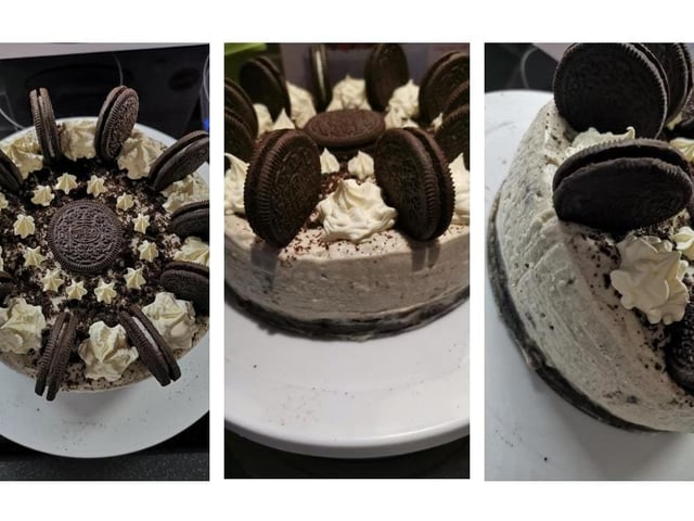 Andreail Brittonnia's Oreo cheesecake looks like a guilty pleasure you simply can't resist.