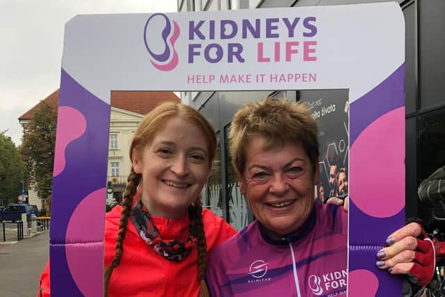 Lisa and Gill raised money for the Kidneys for Life charity