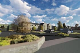 An artist impression of health facilities proposed on part of the Newholme Hospital and ambulance station sites in Bakewell.