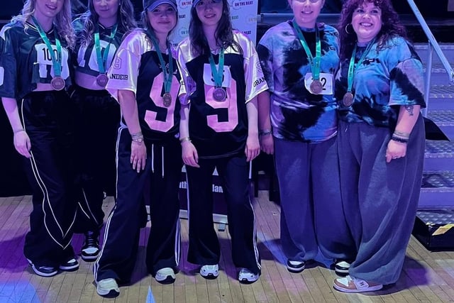 Some of our Duo teams winning medals
