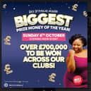 Over £700,000 to win across Buzz Bingo clubs this Sunday.
