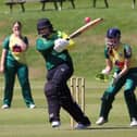 Georgie Macey 1st women's 100 for Buxton CC