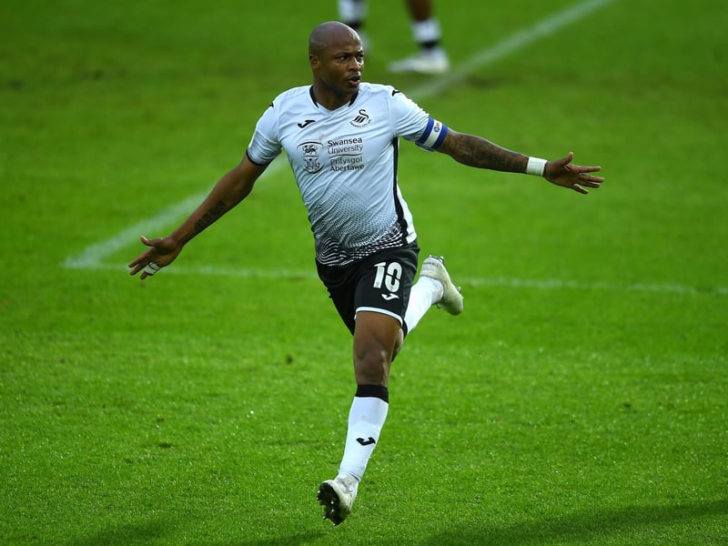 Record signing: Andre Ayew. Estimated transfer fee: £18m (from West Ham United in 2018). Current club: He's just left the Swans upon the expiry of his contract, and has been linked with the likes of Celtic and Leeds United.