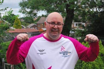 Ian Sharpe is one of seven people from Derbyshire who have been selected to carry the Commonwealth Games relay baton as it passes through Buxton on Monday, July 11.