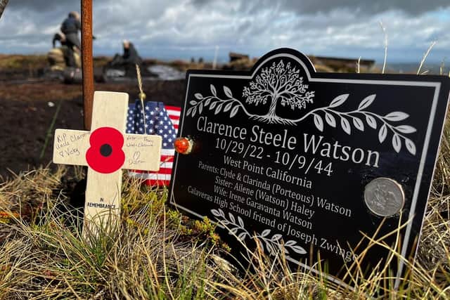 Twizle Head dig site and family plaque