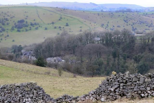 The hamlet of Cressbrook Dale has been given an enforcement notice to stop controversial works taking place on a farm. Pic Jason Chadwick