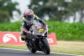 Christian Iddon in action at Snetterton. Photo by Michael Hallam.