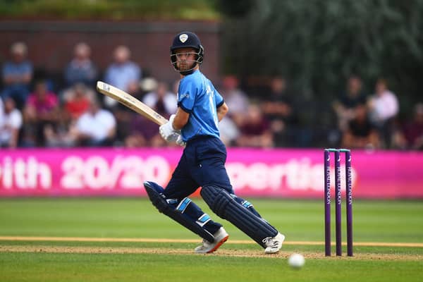 Connor Marshall is ready to take his chance for Derbyshire. (Photo by Harry Trump/Getty Images)