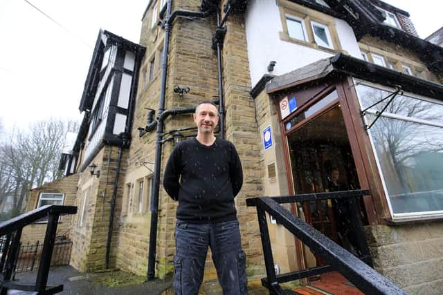 Alison Park Hotel in Buxton is closing after 74 years. Pictured is David Noon.