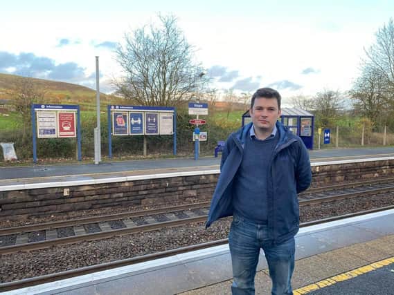 High Peak MP Robert Largan has welcomed the news from the Prime Minister who announced the Hope Valley Line will be electrified. Photo submit
