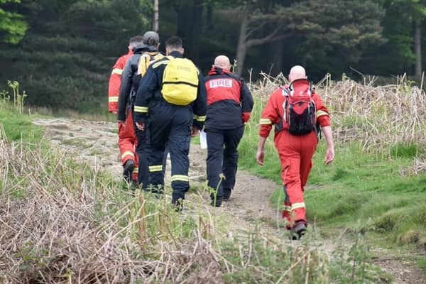 Fires Operation Group exercise at Stanage