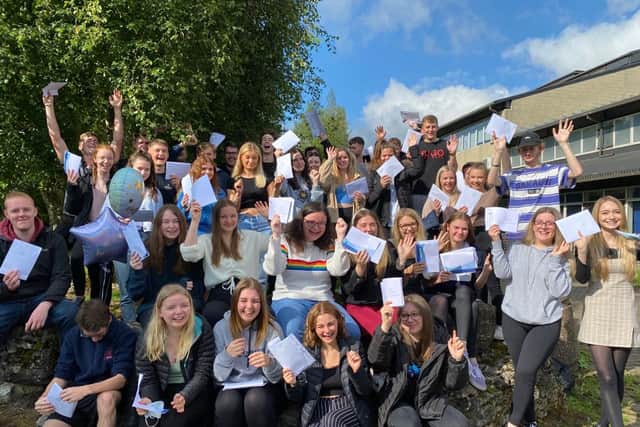 Buxton Community Sixth Form students celebrate A Level results day