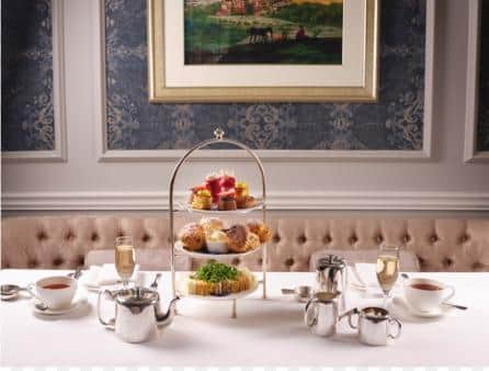 Buxton Crescent launches Bridgerton inspired Regency afternoon tea. Photo Buxton Crescent
