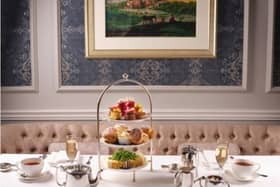 Buxton Crescent launches Bridgerton inspired Regency afternoon tea. Photo Buxton Crescent