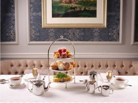 Buxton Crescent launches Bridgerton inspired Regency afternoon tea. Photo Buxton Crescent