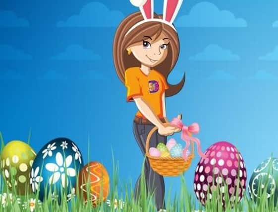 Easter egg hunt trail at Markeaton Park, Derby.