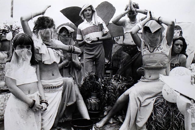 Heage carnival float - arabian nights 1985.