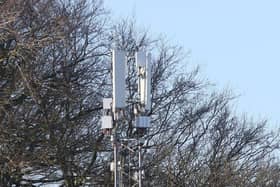 A phone mast in Buxton was damaged in arson attack before Christmas and needs to be rebuilt says Vodafone. Photo Jason Chadwick