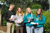 Some of the Chapel High GCSE pupils celebrating their success