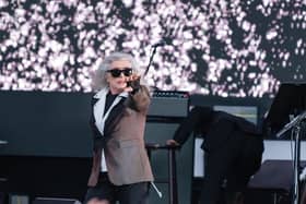 78-year-old Debbie Harry belted out the classics at Halifax's Piece Hall, delighting Blondie fans of all ages.