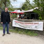 Jon Pearce the the Kinder Mass Trespass event