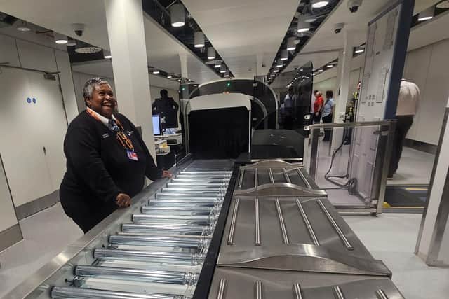 The new security lane at EMA shows how the main security hall will be transformed this year