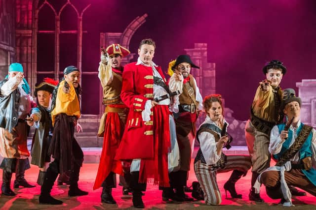 The National Gilbert & Sullivan Opera Company dress rehearsal of The Pirates of Penzance at Buxton Opera House in 2019. (Photo: Jane Stokes)
