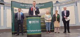 New MP Jon Pesubmitarce says ‘change has arrived in the High Peak and in the country’. Photo Councillor Damien Greenhalgh.