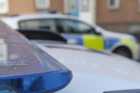 File picture shows police cars. Police in Derbyshire said they were “busy" overnight on Saturday with incidents including a search for occupants who fled a crash on the M1 and a badger shooting.