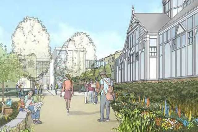 The potential new Derbyshire County Council offices. Image from Derbyshire County Council.
