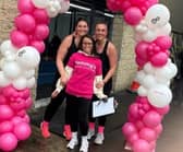 Amy Hawtin, back left, with friends and supporters who took on a fitness challenge in memory of her little boy Chester and to support Tommy's charity. Photo submitted