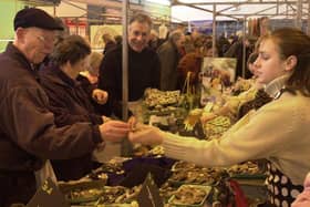 Bakewell Market usually features some 100 stalls attracting tourists and visitors.