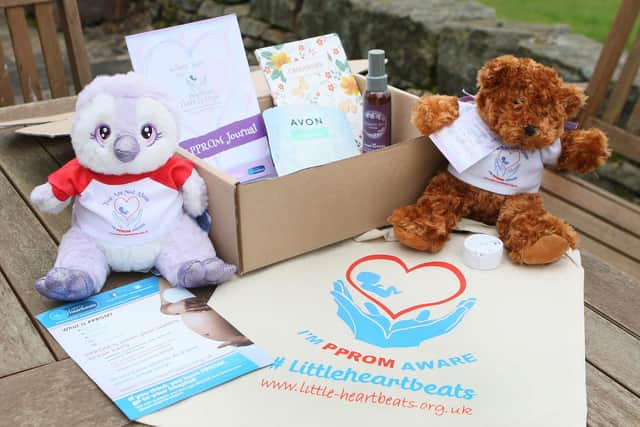 One of the care packs Ciara's charity provides. Pic Jason Chadwick
