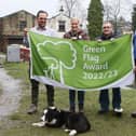 Whaley Bridge Canal Basin Green Flag, Nev Clarke, Nichola Shrimpton, Richard Baggott and Jason Lock
