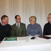 Farmers Andrew Wood, Joe Dalton, Jane Bassett and David Handford 