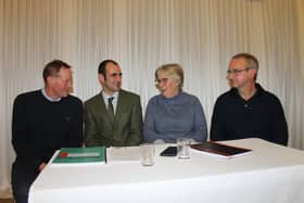 Farmers Andrew Wood, Joe Dalton, Jane Bassett and David Handford 