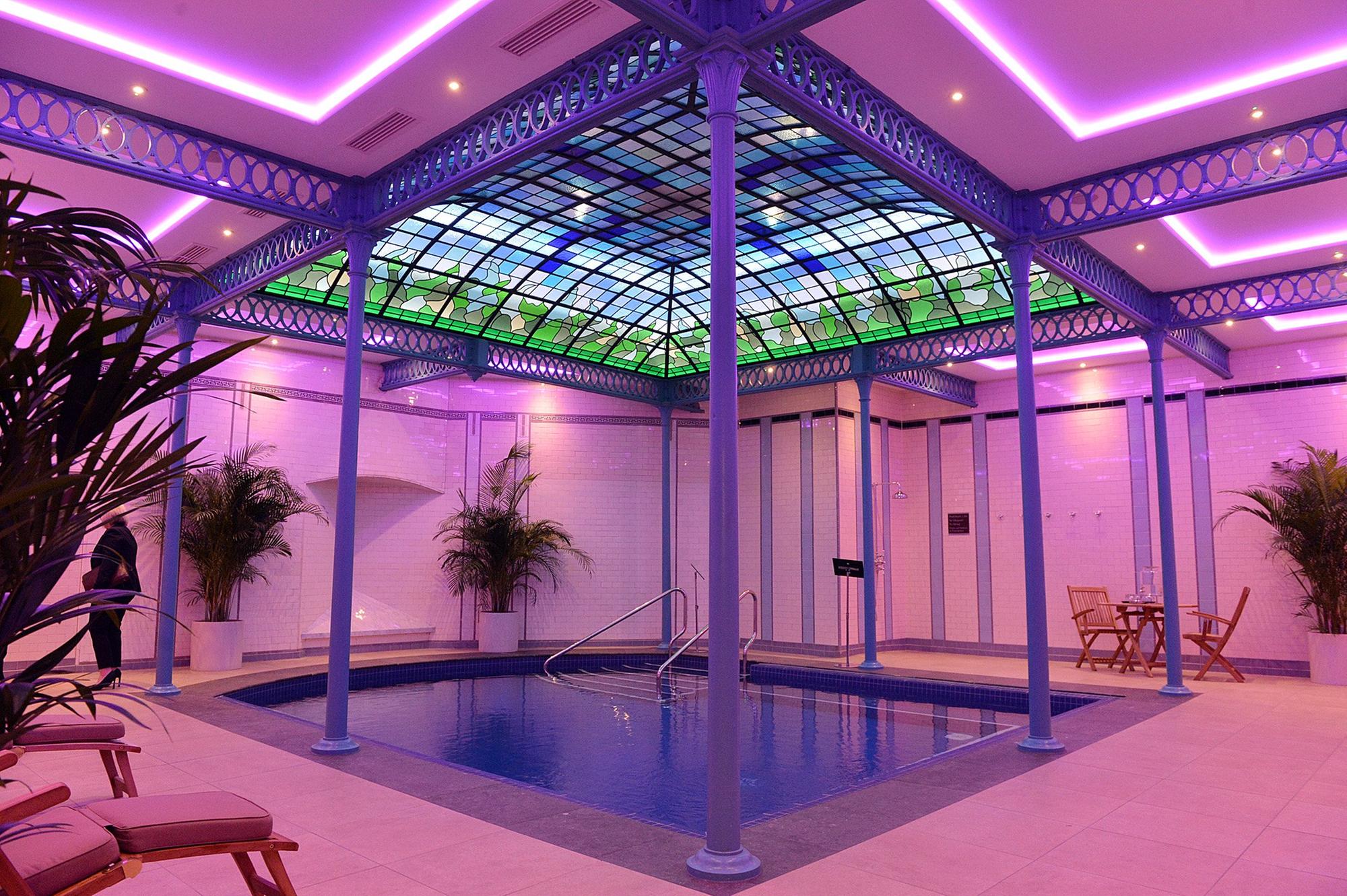 See latest photos Buxton Crescent Hotel during first tour inside the