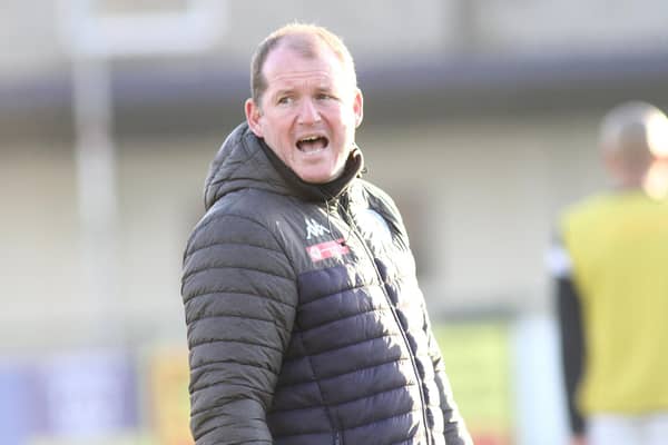 Buxton manager Steve Cunningham hailed the desire of his side after they finally won.