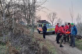 Edale Mountain Rescue Team was called to help a stricken climber in the Peak District this weekend. Image: Edale Mountain Rescue Team.