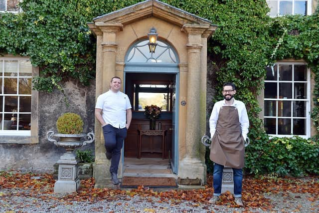 Tom Lawson and Alistair Myers at Rafters at Riverside House, Ashford-in-the-Water. Picture: Brian Eyre.