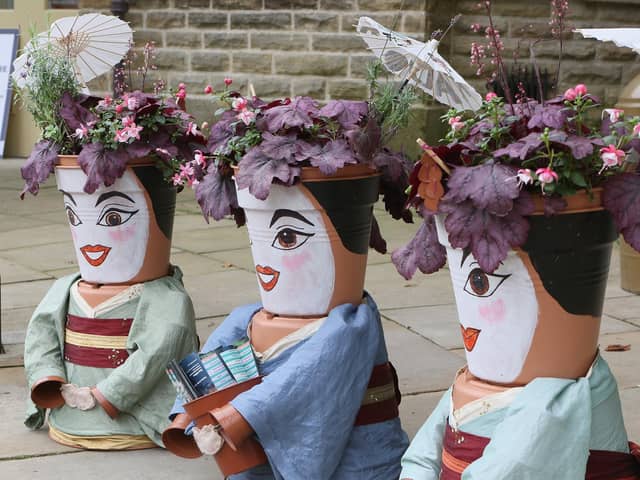 Buxton's Flower Pot Trail is welcoming the return of the Gilbert and Sullivan Festival by taking it as this year's theme. Pic Jason Chadwick