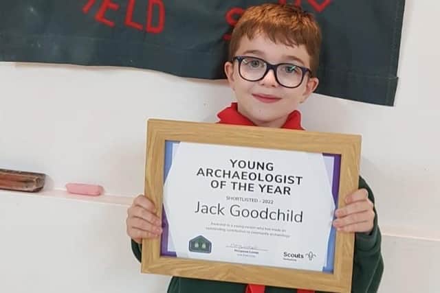 Jack Goodchild is up for a national award
