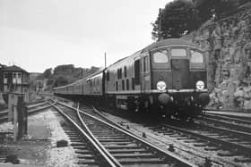 Approaching Millers Dale Station